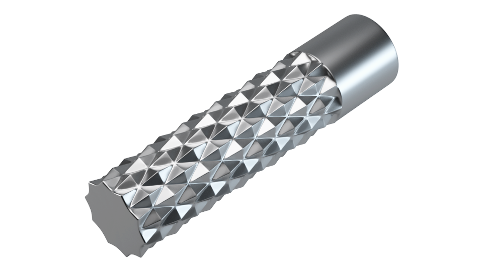 Moleteado de diamante