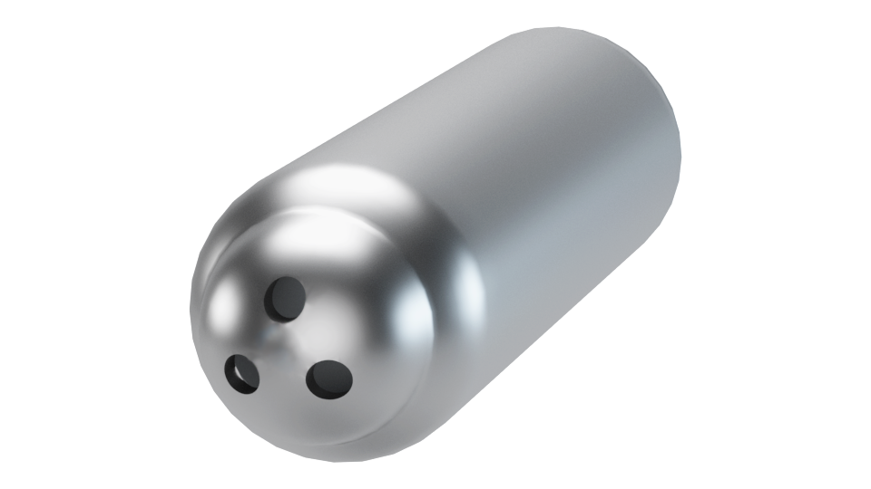 Miniature holes created on the tip of shank