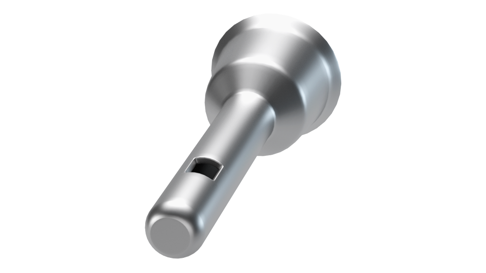 Side hole in thin-walled hollow part