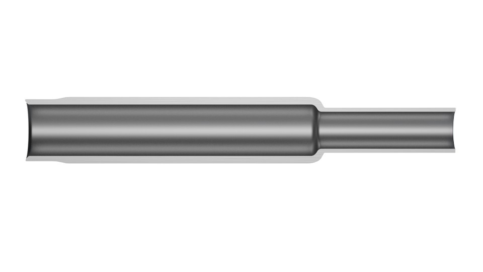 Deep drawn long parts