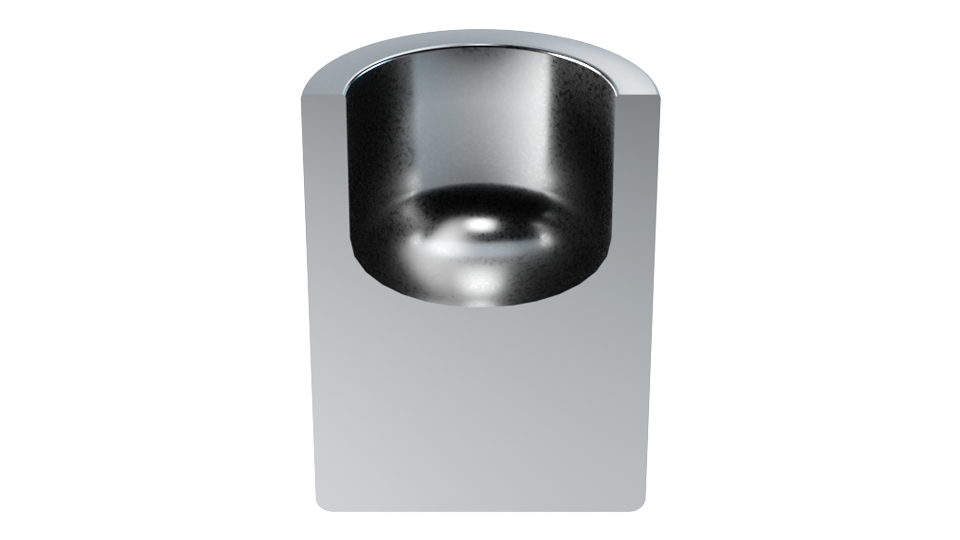 Round-bottomed holes