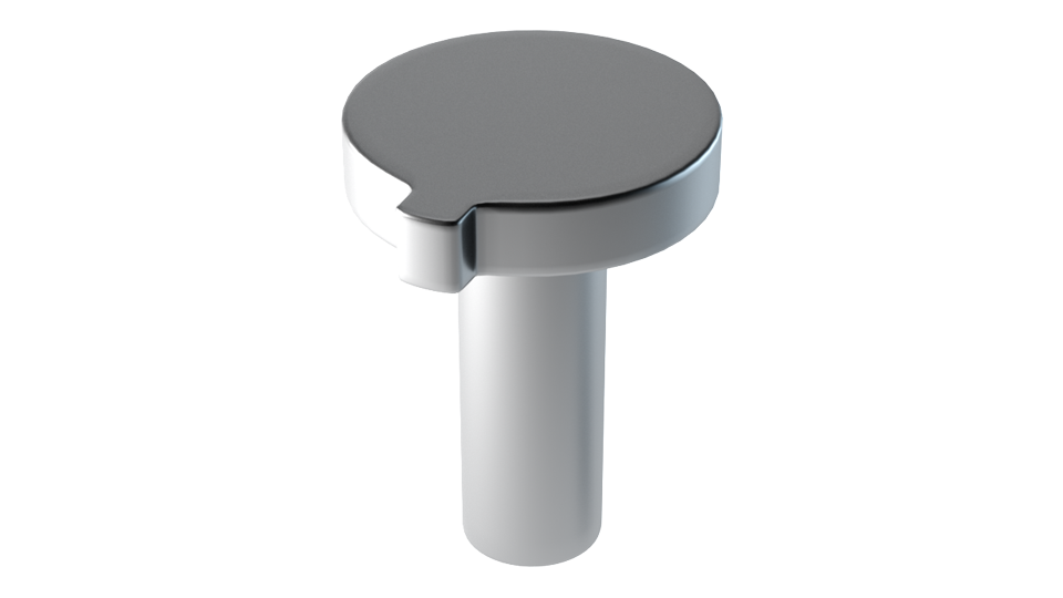 Protrusion on topside of flange