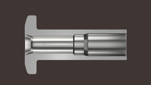 Custom Blind Rivet - Specially Shaped Hole