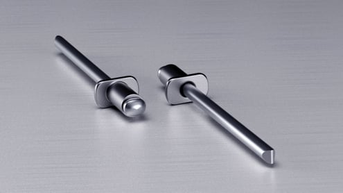 Custom Blind Rivet - Elliptical Flange