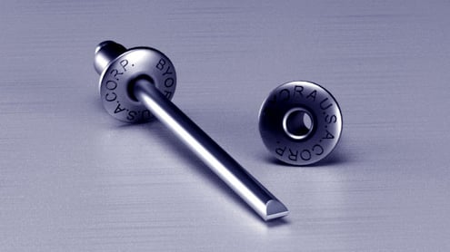 Custom Blind Rivet - Lettering