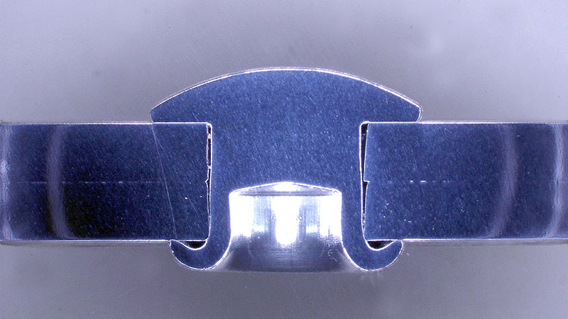 Semi-tubular Rivets Cut
