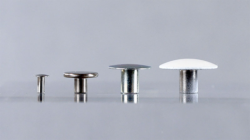 Semi-tubular Rivets